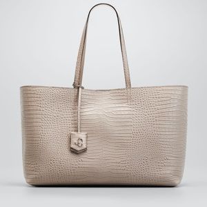 NWT JIMMY CHOO NINE2FIVE LIZARD EMBOSSED